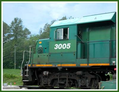 CP Rail 3005 doing road switcher service.