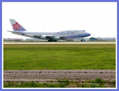 China Airways, you are cleared to taxi......