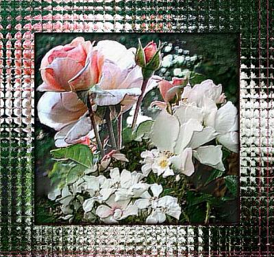 Rose glass frame -tutorial