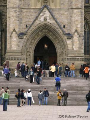 Entrance To Parliaments Central Block