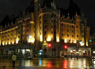 Chateau Laurier  At Night