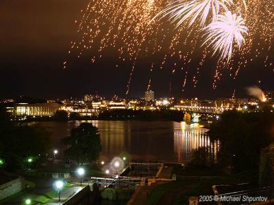 Fireworks Over Ottawa River