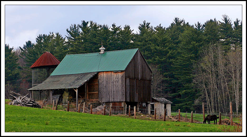 The Old Barn Over the Hill