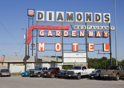 Diamonds Restaurant is a Used Car Lot