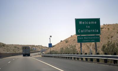 Crossing the Colorado and into California