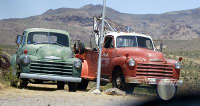 Tow Truck on the Way to Oatman