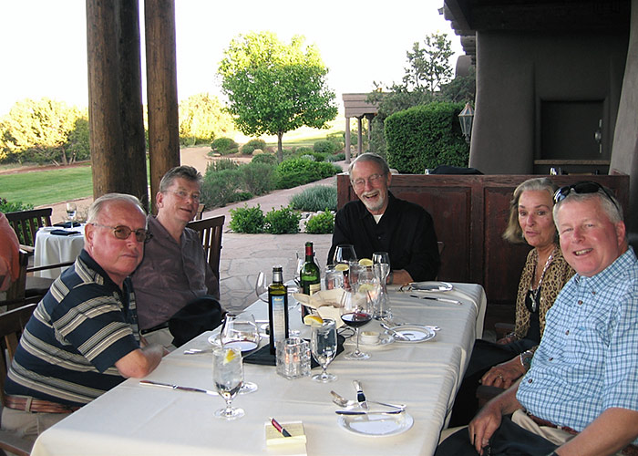 Dinner at Las Campanas with our Hosts and friends