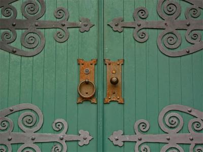 Front Doors Closeup