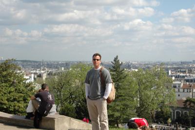 Lance at the top of Basilique Du Sacre-Coeur