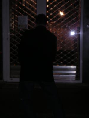Marc Pissing outside of the Crocodile Bar