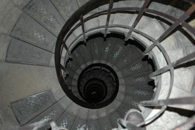 Stairs to the top of the Arc De Triomphe