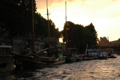 Boat ride on the Seine