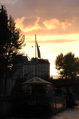 Boat ride on the Seine