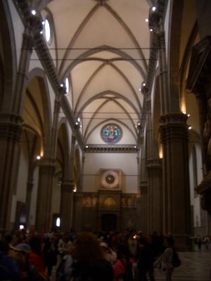 Inside the Duomo, courtesy of the Olin’s