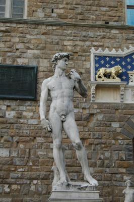 Statue of David at Palazzo Vecchio