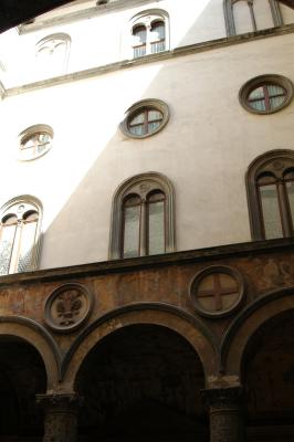Courtyard inside the Palazzo Vecchio