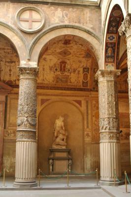Courtyard inside the Palazzo Vecchio