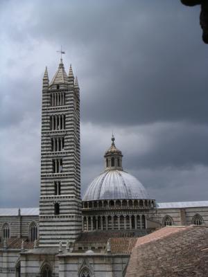 View from the top of the Duomo of Siena