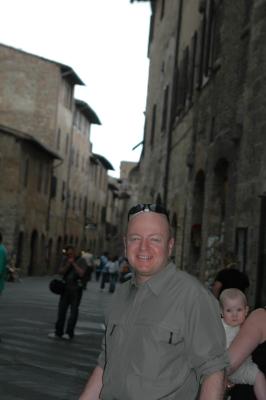 Benn at San Gimignano