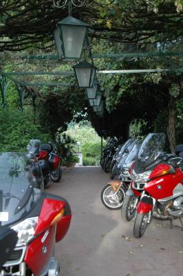 Bike parking in Siena