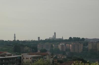 View from our hotel in Siena