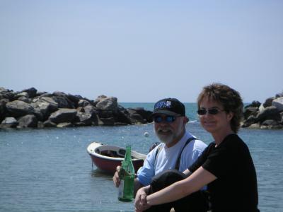Bob & Suzanne at Marina de Pisa