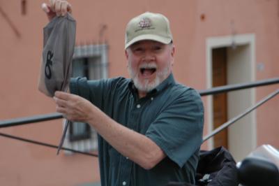 Gerry & his laundry, Montalcino