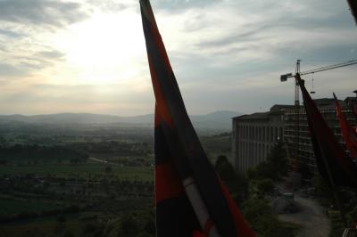 View from my room in Assisi