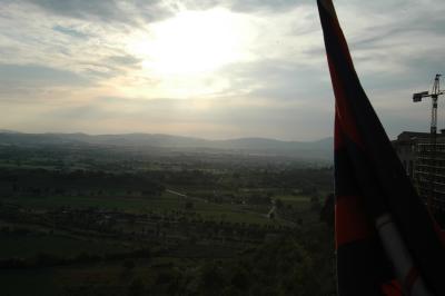 View from my room in Assisi