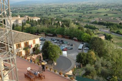 View from my room in Assisi
