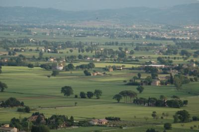 View from my room in Assisi