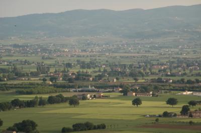 View from my room in Assisi