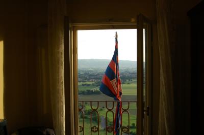 View from my room in Assisi