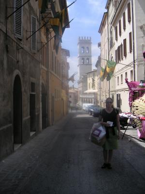 Amy in Assisi