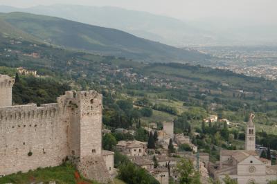 View from Le Rocco, Assisi