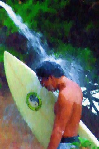 Diamond Head Surfer