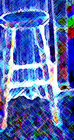 Abstract Blue