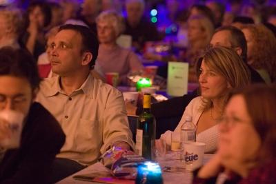 Friends Carol & Claude in the audience