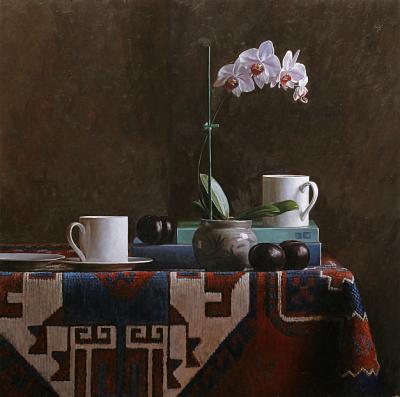 3. Orchid and Kazak 24 x 24, sold via H&A
