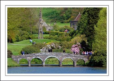 Crossing the bridge ~ Stourhead