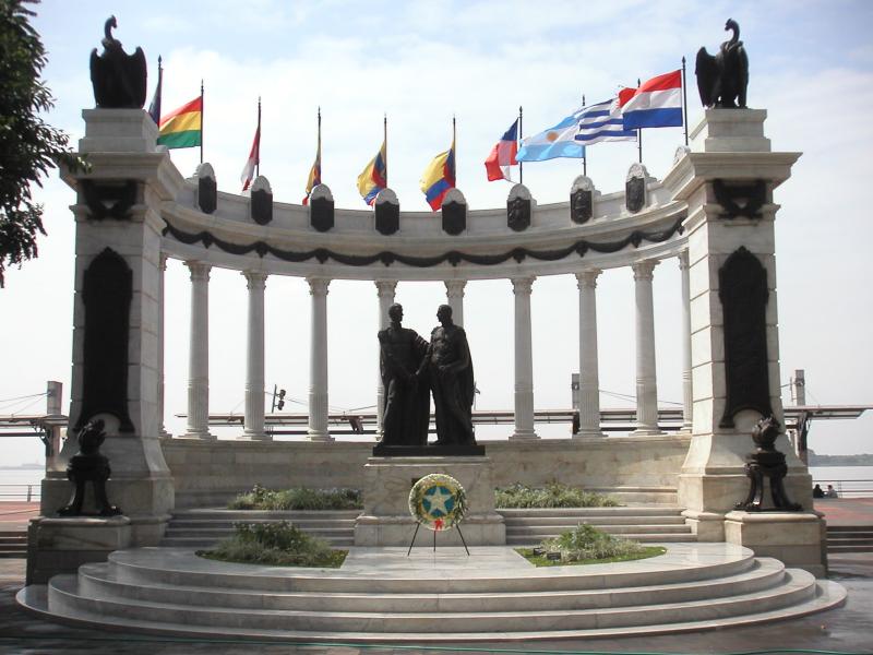 Monument to the great meeting ...