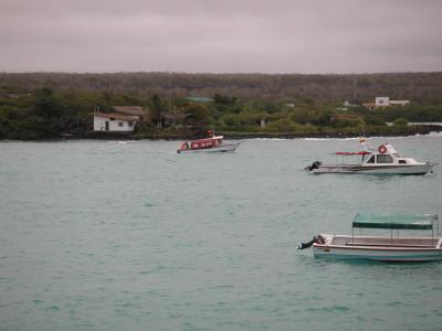 The dive boat heading out