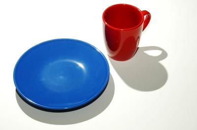 Blue Plate Red Cup
