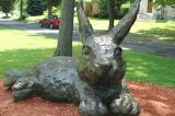 Suddenly, Unexpectedly, There Was A Big Metallic Rabbit