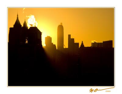 3rd - Manhattan backlight by Marc B