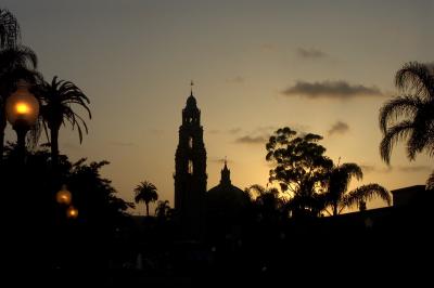 Balboa park dusk by Richard B