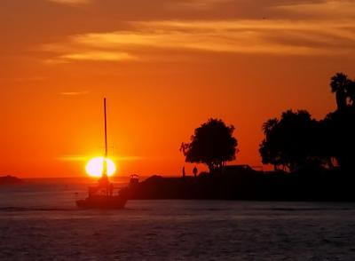 Sunset Sail by Jeffry Z