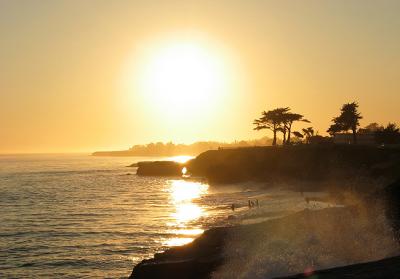 Santa Cruz Sunset by Steven Oostdijk