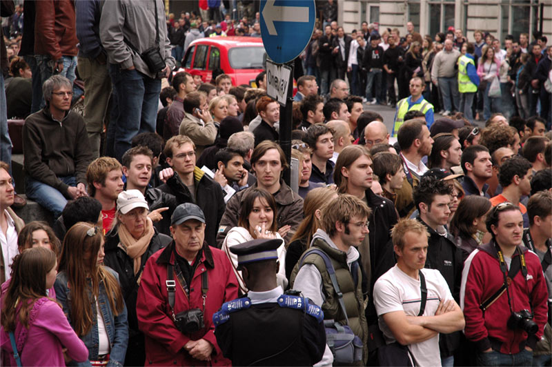 A face in the crowd