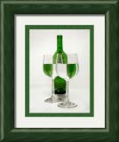 Abstract Refraction green-framed